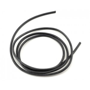 ProTek RC 16awg Black Silicone Hookup Wire (1 Meter)