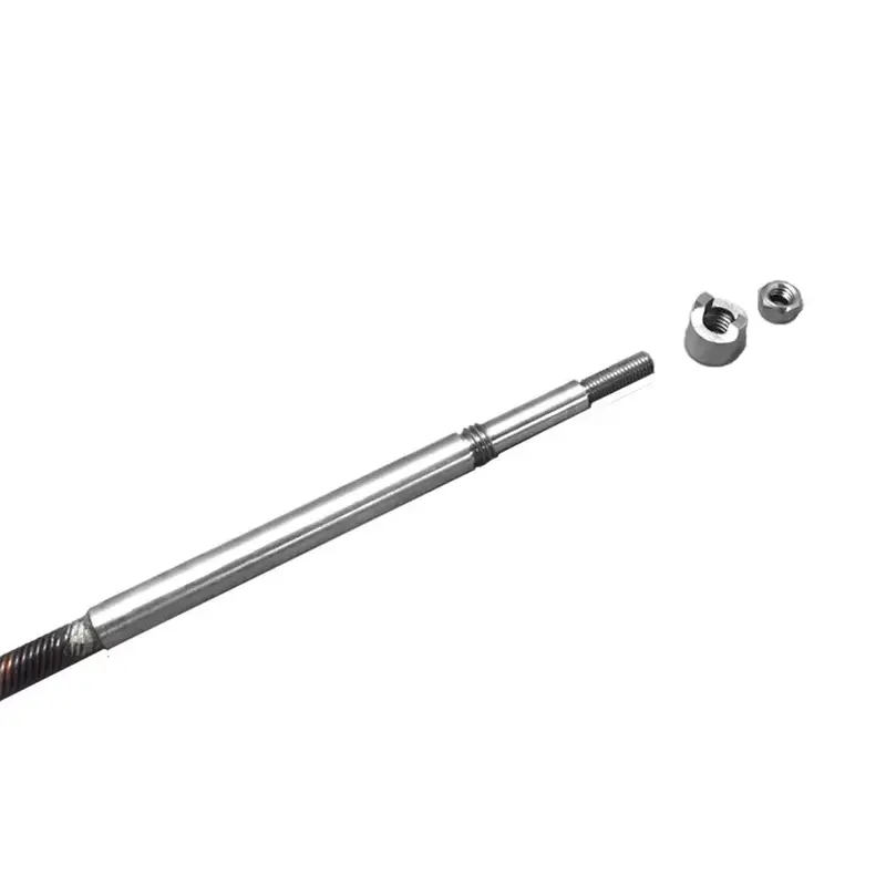 1/4 inch welded flexi shaft 600mm with drive dog