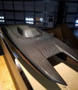 Carbon Fiber 34″Fighter Cat Hull