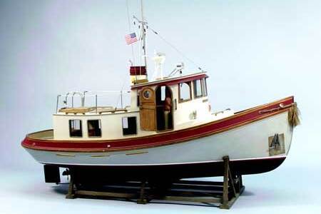 Dumas 1225 Lord Nelson Victory Tug Boat Kit R/C Capable